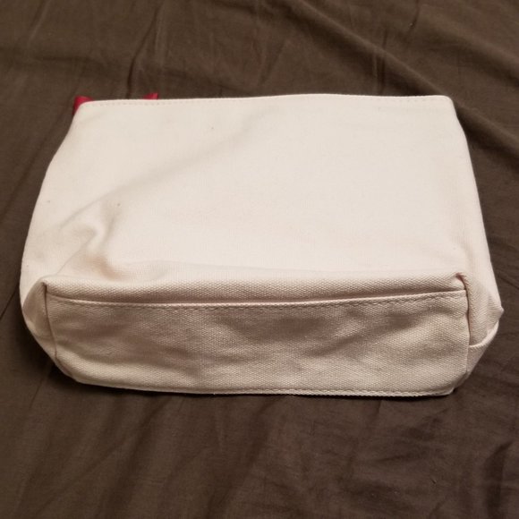 🆕️ Caudalie Pink Canvas Travel Makeup Toilette Bag - Picture 2 of 4